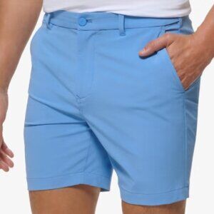 Mizzen + Main Helmsman Shorts Men's Carolina Blue Performance Stretch Golf 32